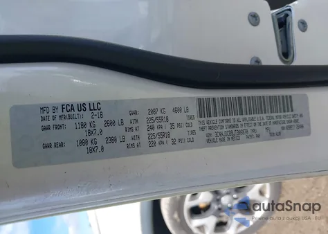 2018 Jeep Compass Limited 4X4 from USA, damaged, VIN 3C4NJDCB9JT306870